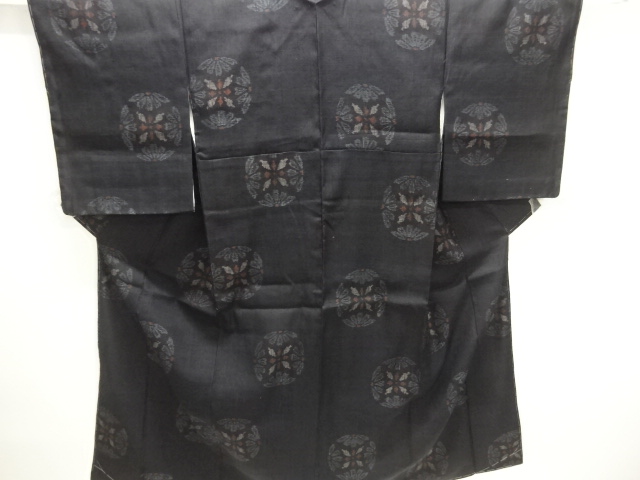 JAPANESE KIMONO / TSUMUGI / UNUSED / WOVEN MARI BALL
